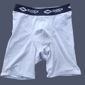 Men's Shock Doctor Core Compression Short with Cup Pocket Boxer Brief